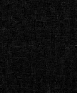 Poltrona Con Poggiapiedi Nero 60 Cm In Tessuto