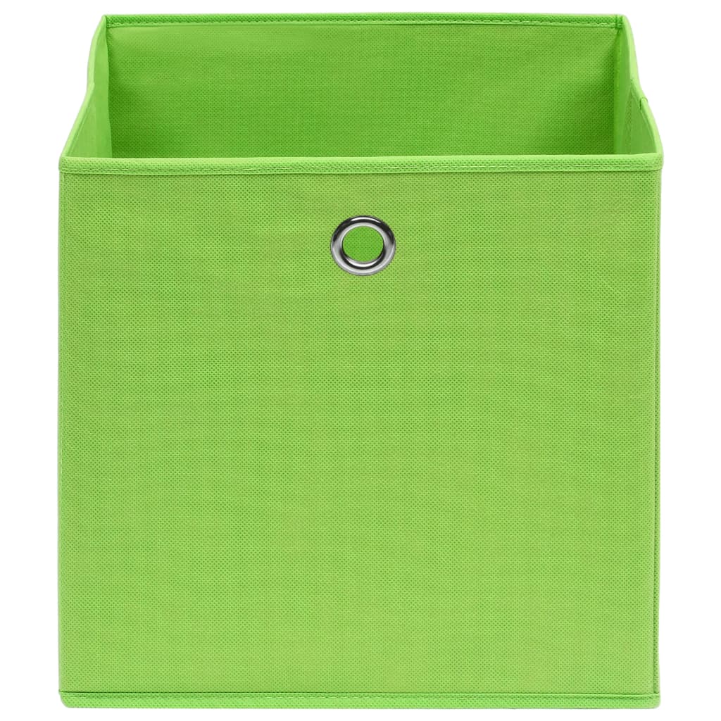 Contenitori 10 Pz In Tessuto Non Tessuto 28x28x28 Cm Verde - Image 4