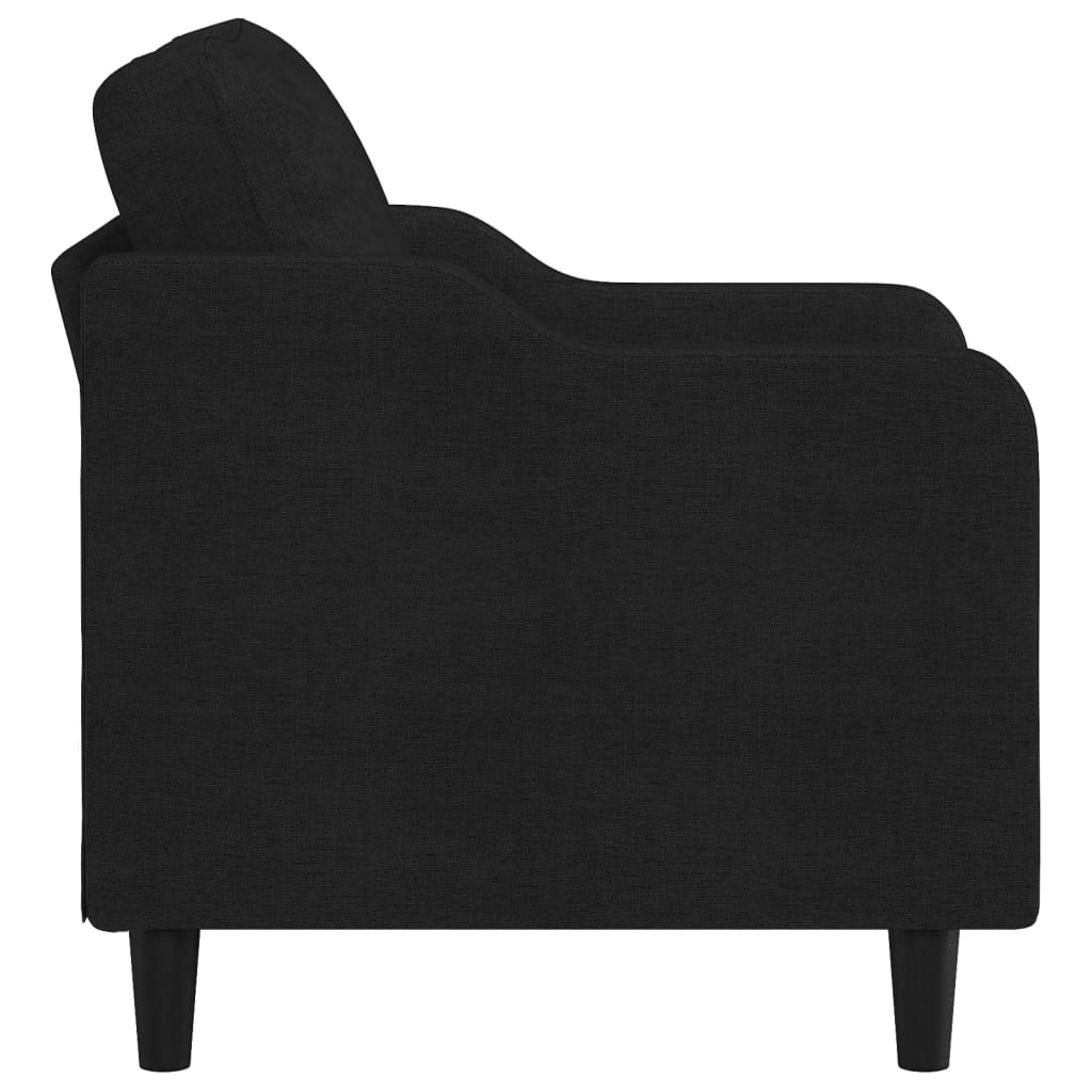 Poltrona Nera 60 Cm In Tessuto - Image 6