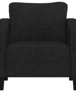 Poltrona Nera 60 Cm In Tessuto