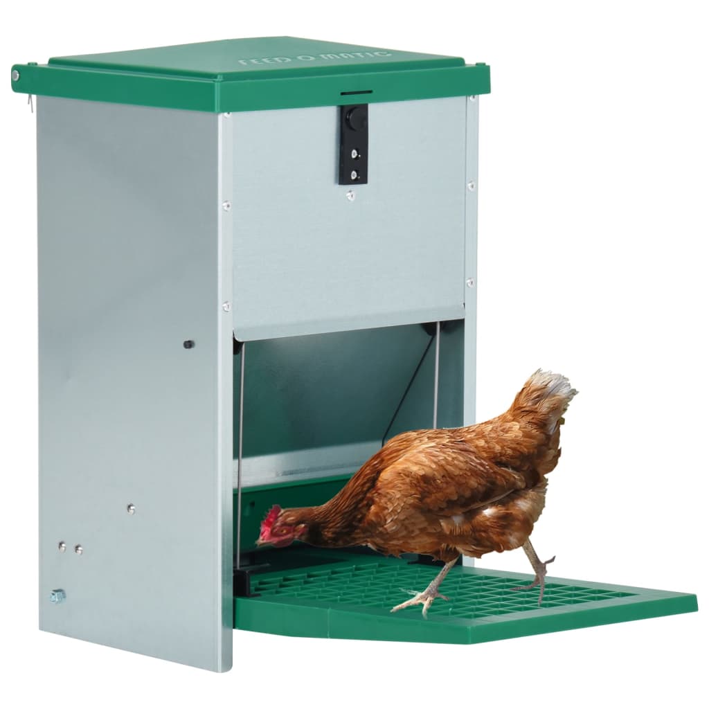 Mangiatoia Automatica Per Pollame Feedomatic Con Pedale 8 kg