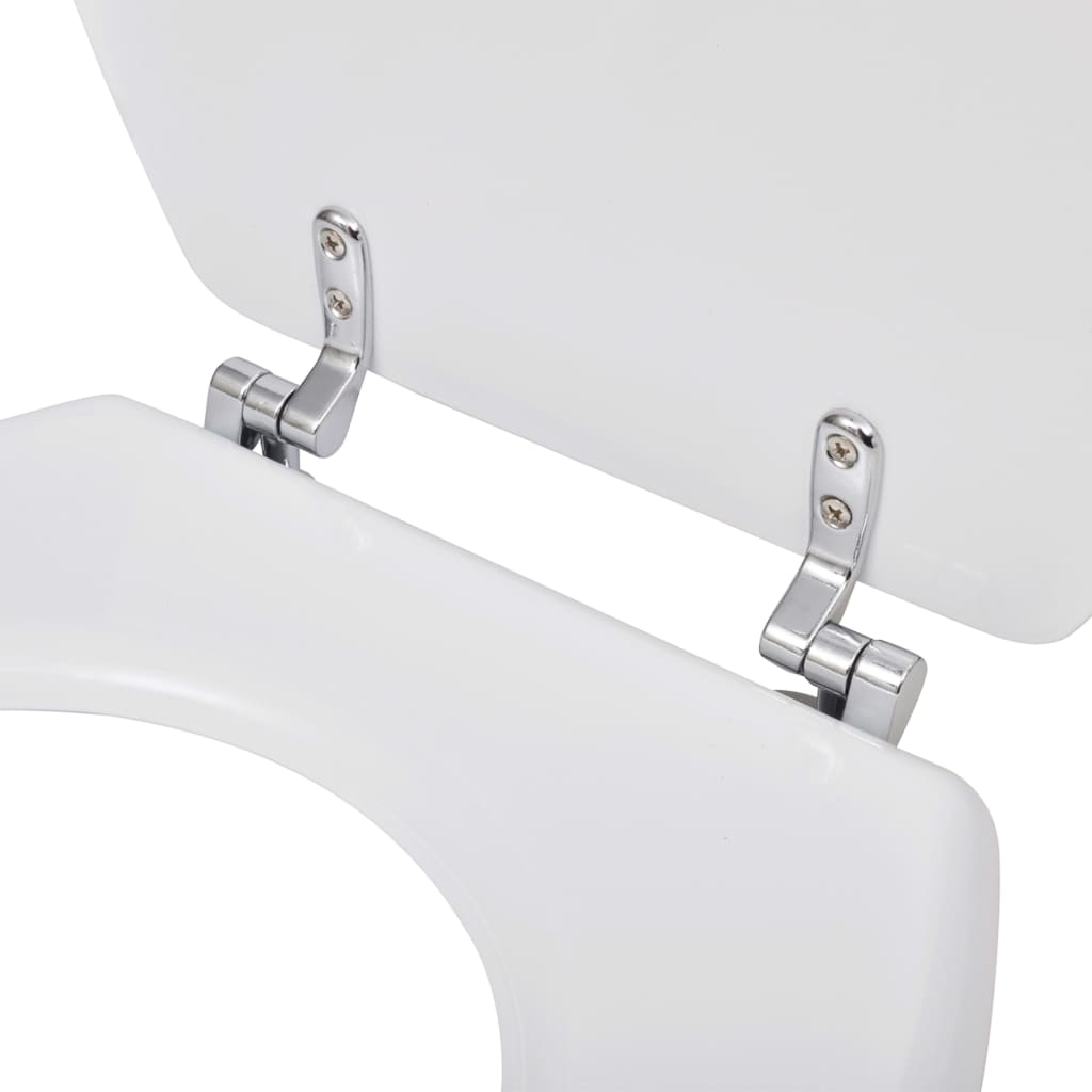 Tavolette Wc Con Coperchi 2 Pz In Mdf Bianche