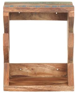Supporto Skateboard Da Parete 25x20x30 Cm In Legno Di Recupero