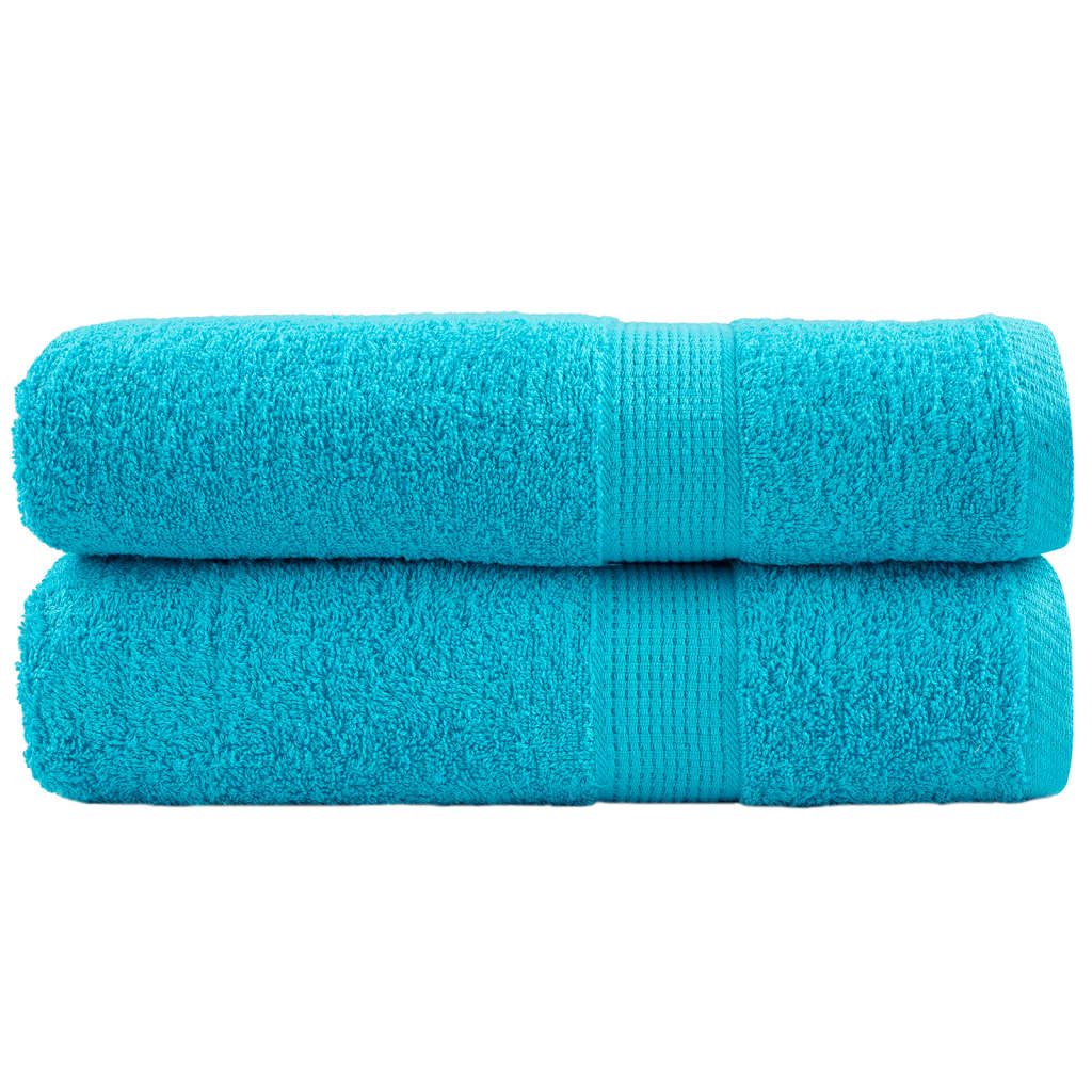 Asciugamani Da Bagno Solund 2 Pz Viola 70x140 Cm 600 G/m²