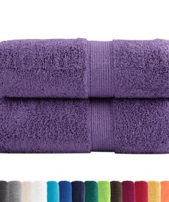 Asciugamani Premium Solund 2 Pz Viola 30x30 Cm 600 G/m²