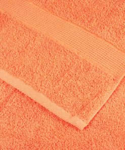 Set Asciugamani Solund 8 Pz Arancioni 600 Gsm