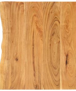 Piano Per Lavabo Bagno In Massello Di Acacia 58x52x3,8 cm