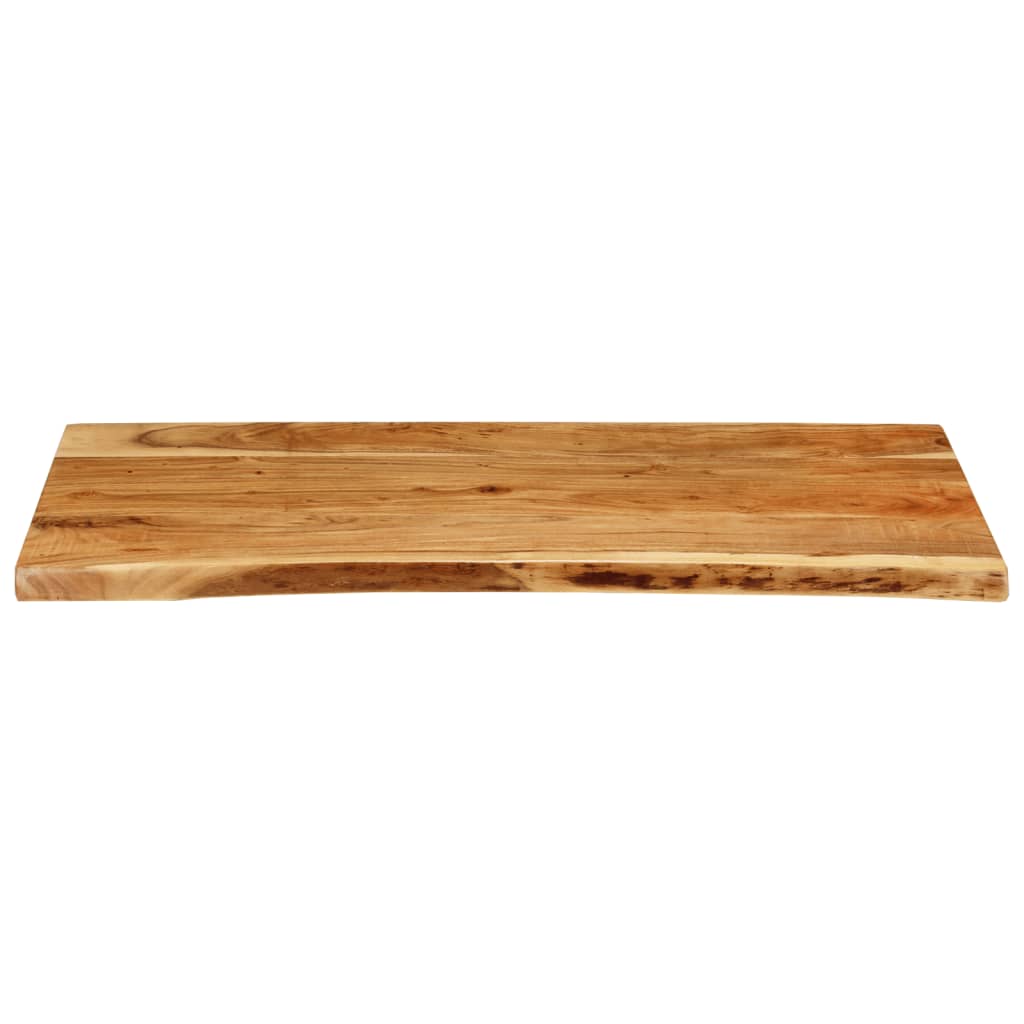Piano Per Lavabo Bagno In Massello Di Acacia 114x52x4 cm