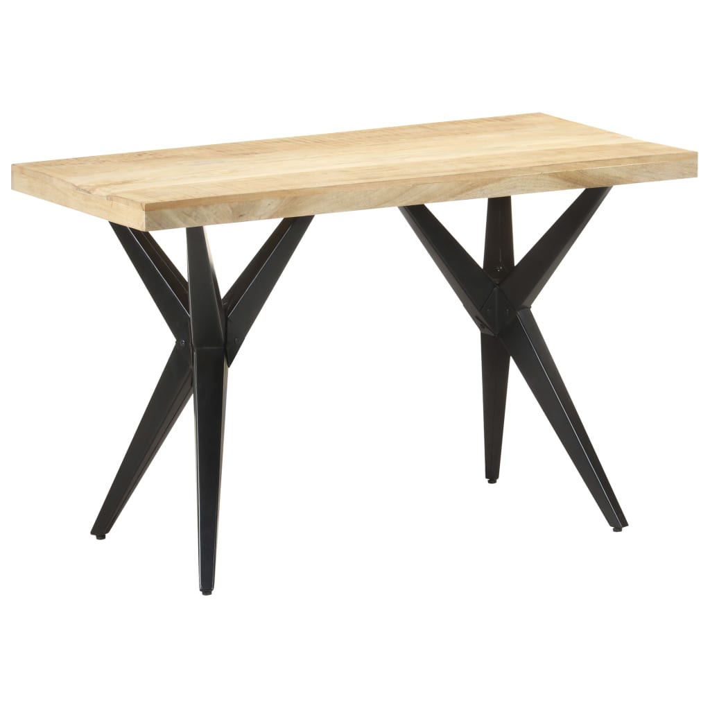 Tavolo Da Pranzo 120x60x76 Cm In Legno Massello Di Mango