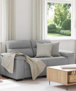 Divano A 2 Posti Grigio Nuvola 120 Cm In Tessuto