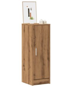 Scarpiera Rovere Artigianale 32x35x92 Cm In Legno Multistrato