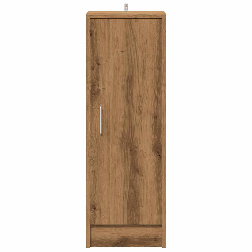 Scarpiera Rovere Artigianale 32x35x92 Cm In Legno Multistrato - Image 4