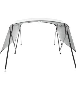 Bimini Di Prua Con Pareti Laterali 4 Archi 243x(230-244)x137cm