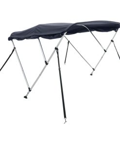 Bimini Di Prua Con Pareti Laterali 3 Archi 183x(137-152)x137cm