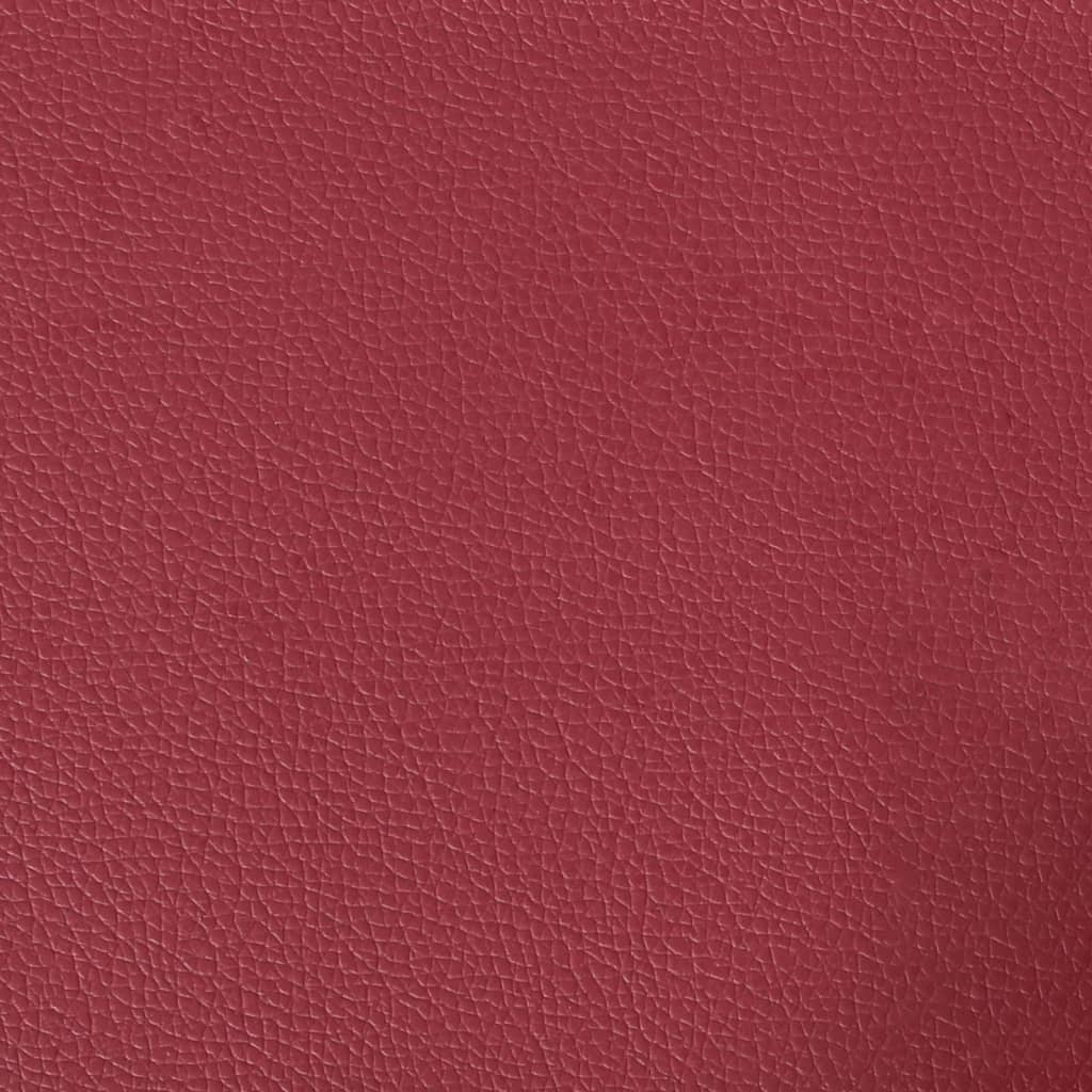 Set Di Divani 2 Pz Rosso Vino In Similpelle - Image 5
