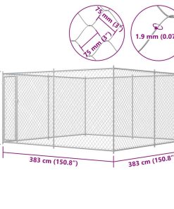 Canile Da Esterno 383x383x185 cm