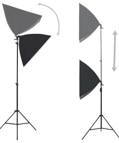 Kit Per Studio Fotografico Con Set Luci, Fondale E Riflettore