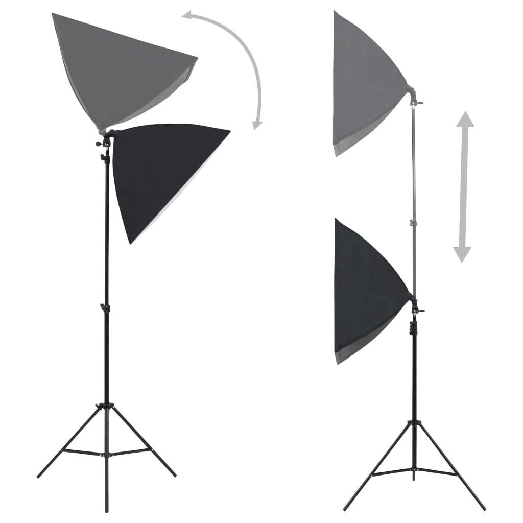 Kit Per Studio Fotografico Con Set Luci, Fondale E Riflettore - Image 5