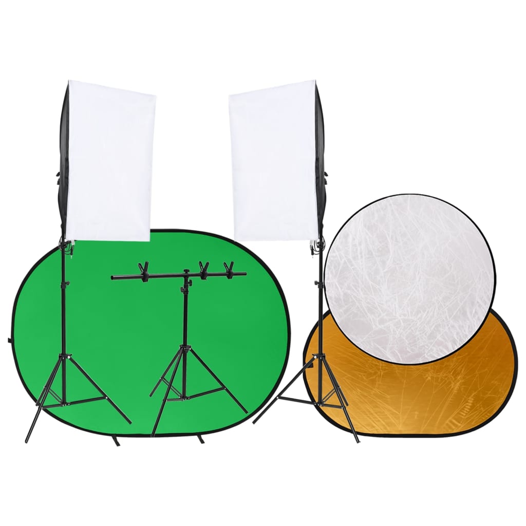 Kit Studio Fotografico Con Luci Fondale E Riflettore - Image 2