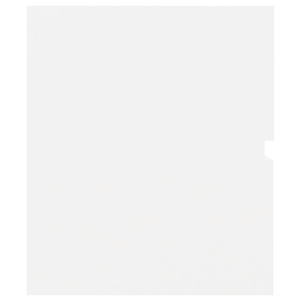 Mobile Lavabo Bianco 60x38,5x45 Cm In Legno Multistrato - Image 2