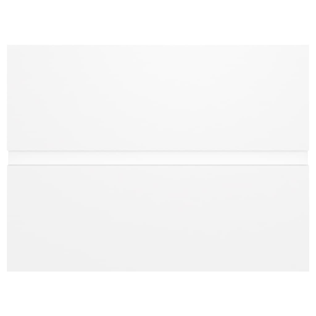 Mobile Lavabo Bianco 60x38,5x45 Cm In Legno Multistrato