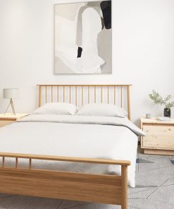 Comodini 2 Pz 35x34x32 Cm In Legno Massello Di Pino
