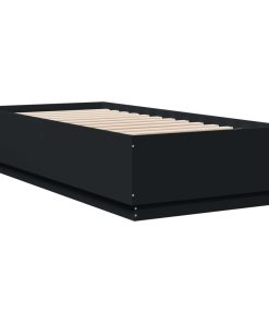 Giroletto Nero 90x200 Cm In Legno Multistrato