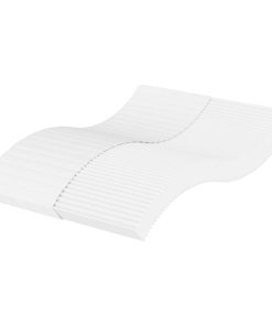 Materasso In Schiuma Bianco 140x190 Cm Durezza H2 h3