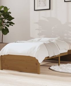 Giroletto Senza Materaso Ambra In Legno Massello 75x190 cm