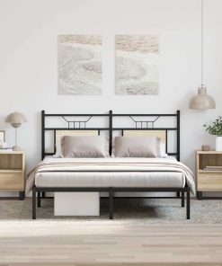 Comodini 2pz Rovere Sonoma 40x35x50 Cm In Legno Multistrato