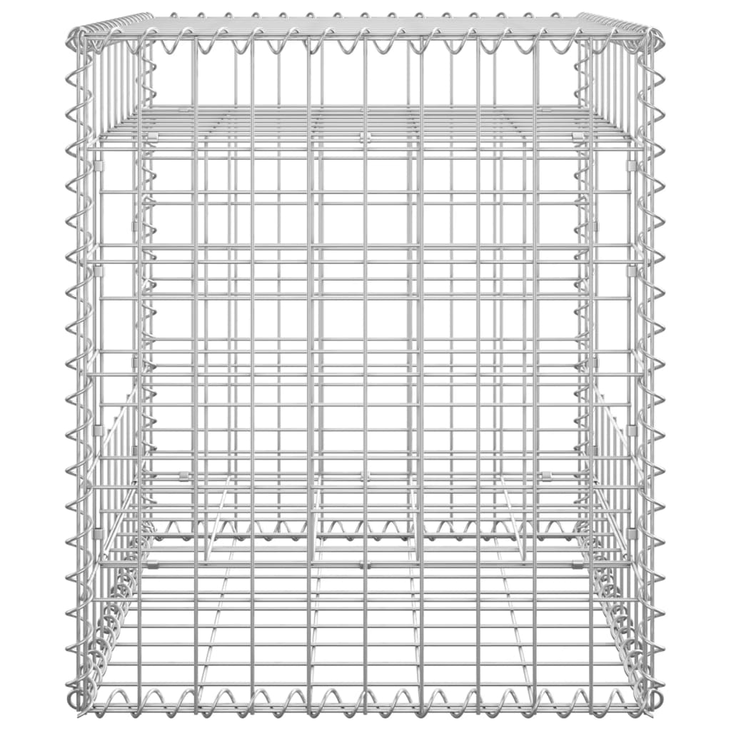 Cesto A Gabbione A Torre 50x50x60 Cm In Ferro - Image 5