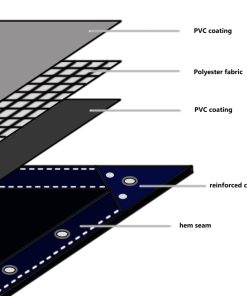 Telone 650 G/m² 3,5x5 M Grigio