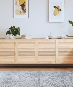 Ante Con Design A Lamelle 4 Pz 69x59,4 Cm In Legno Di Pino