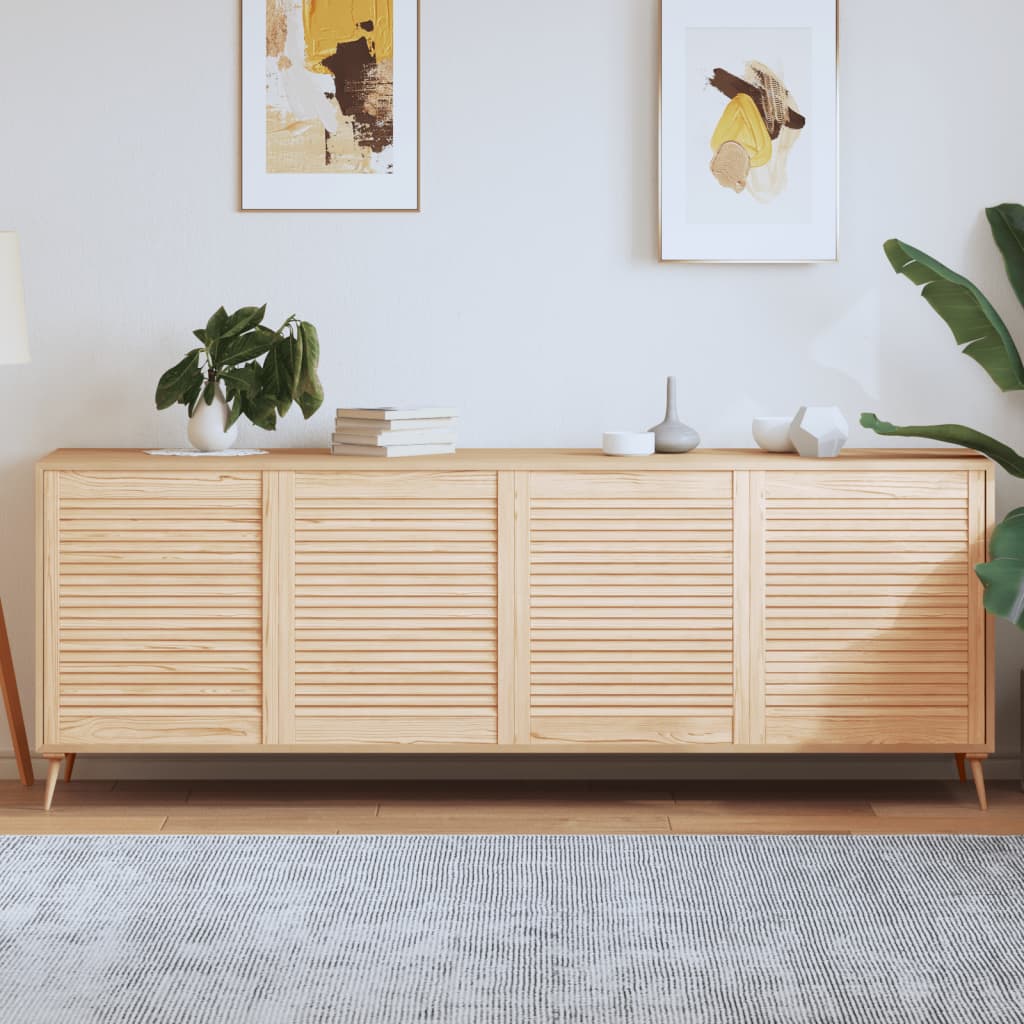 Ante Con Design A Lamelle 4 Pz 69x59,4 Cm In Legno Di Pino