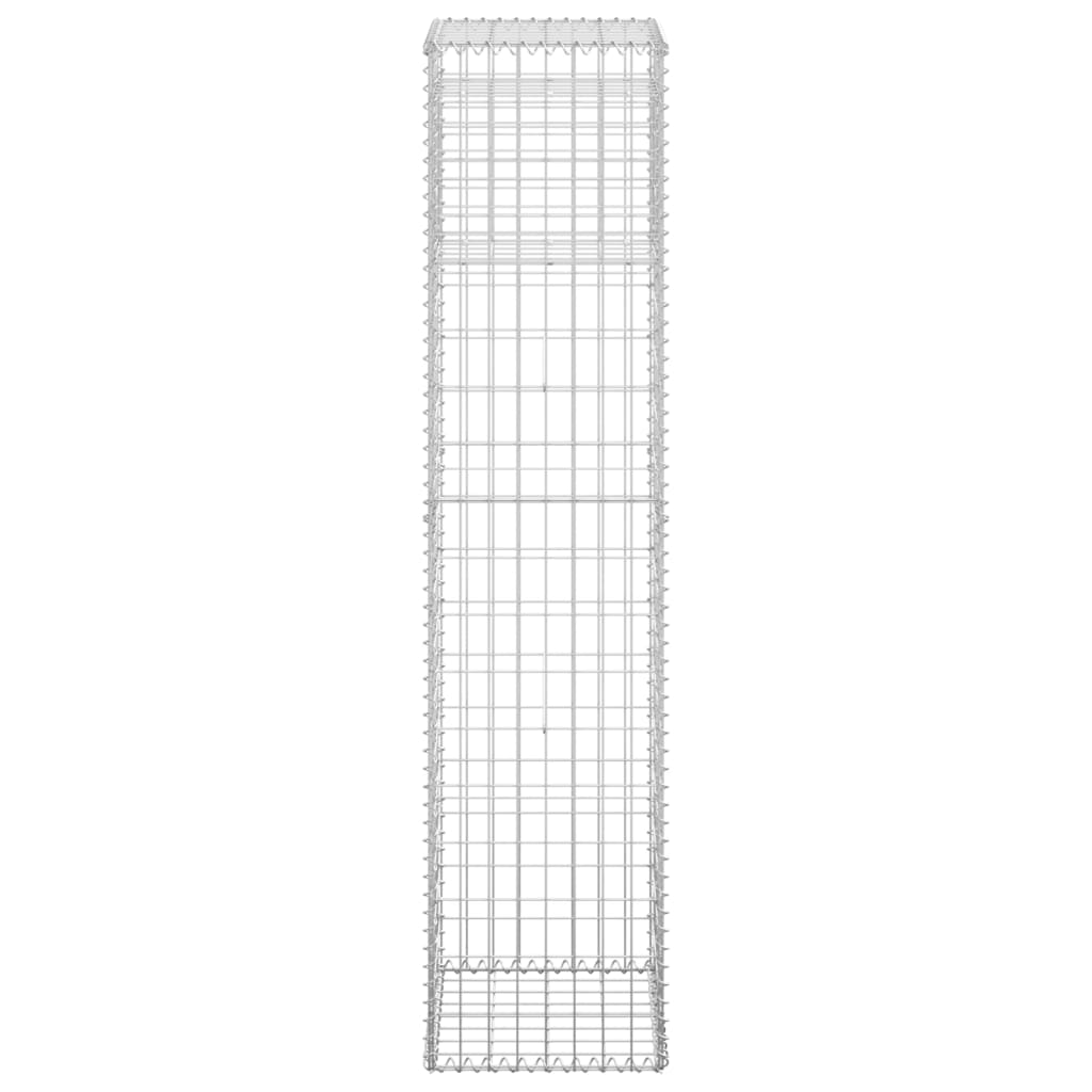Cesto A Gabbione A Torre 40x40x180 Cm In Ferro - Image 6