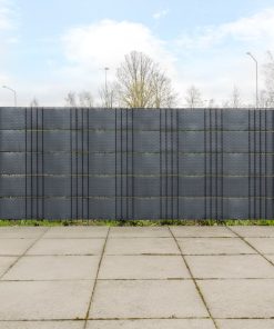 Schermi Da Balcone 5 Pz Antracite 255x19 Cm Polyrattan