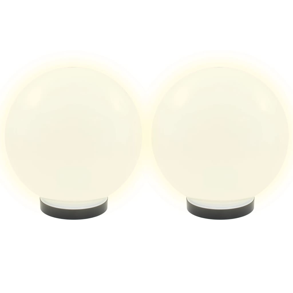 Set Lampade A Led Sferiche 4 Pz 25 Cm In Pmma