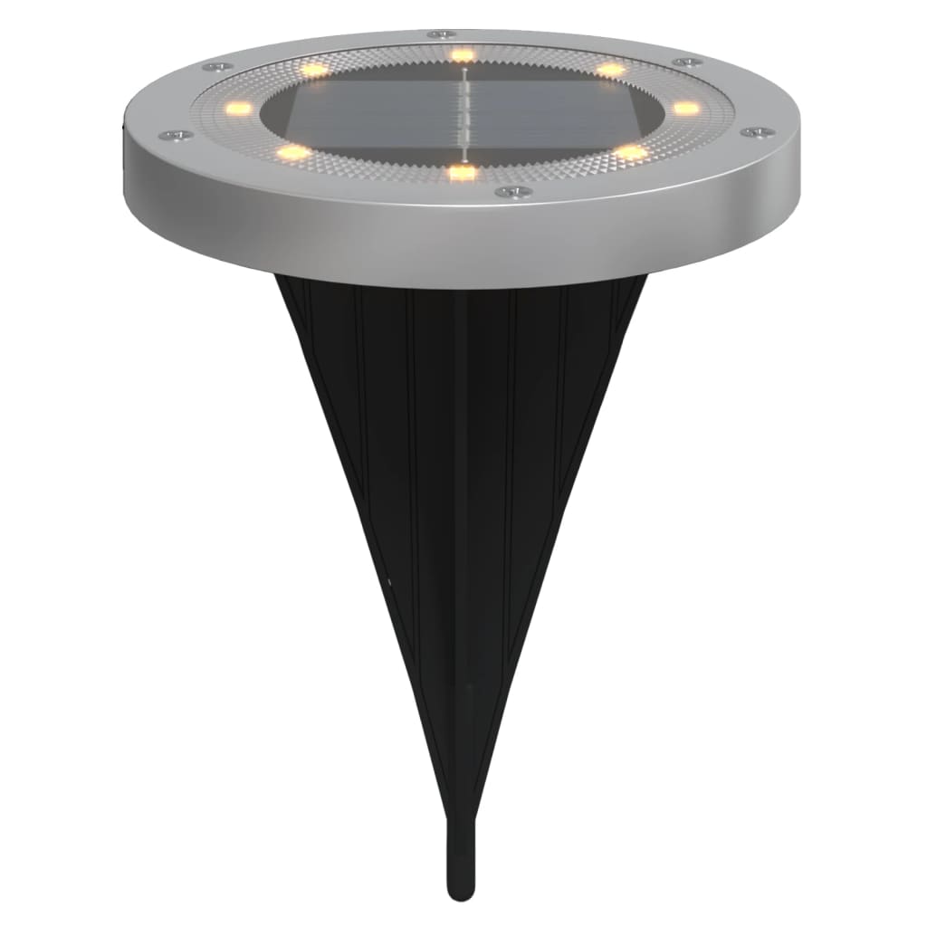 Luci Solari Da Terra Con Picchetti Da Esterno 12pz Bianco Caldo - Image 6