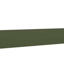 Bordure Per Prato 10 Pz Verde Oliva Acciaio Laminato A Freddo