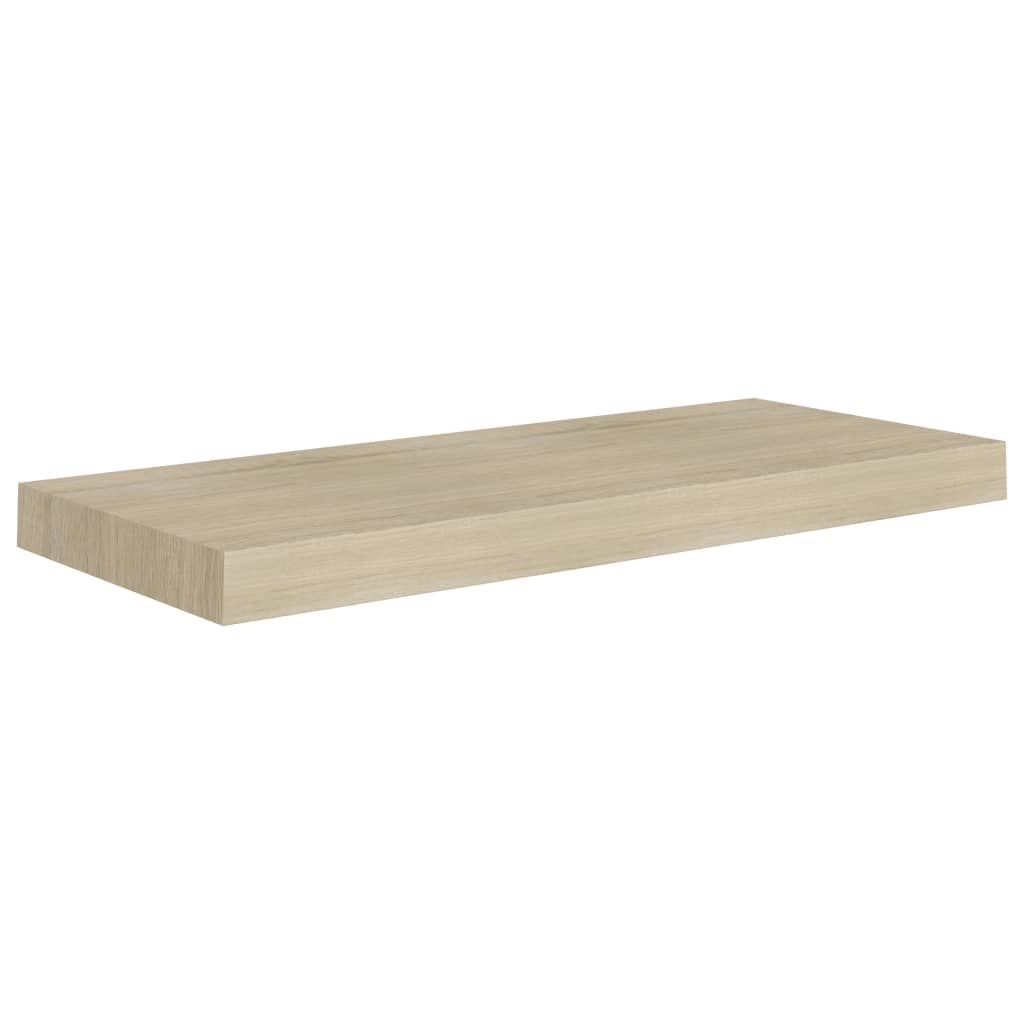 Scaffali A Parete 2 Pz Rovere 60x23,5x3,8 Cm In Mdf - Image 6