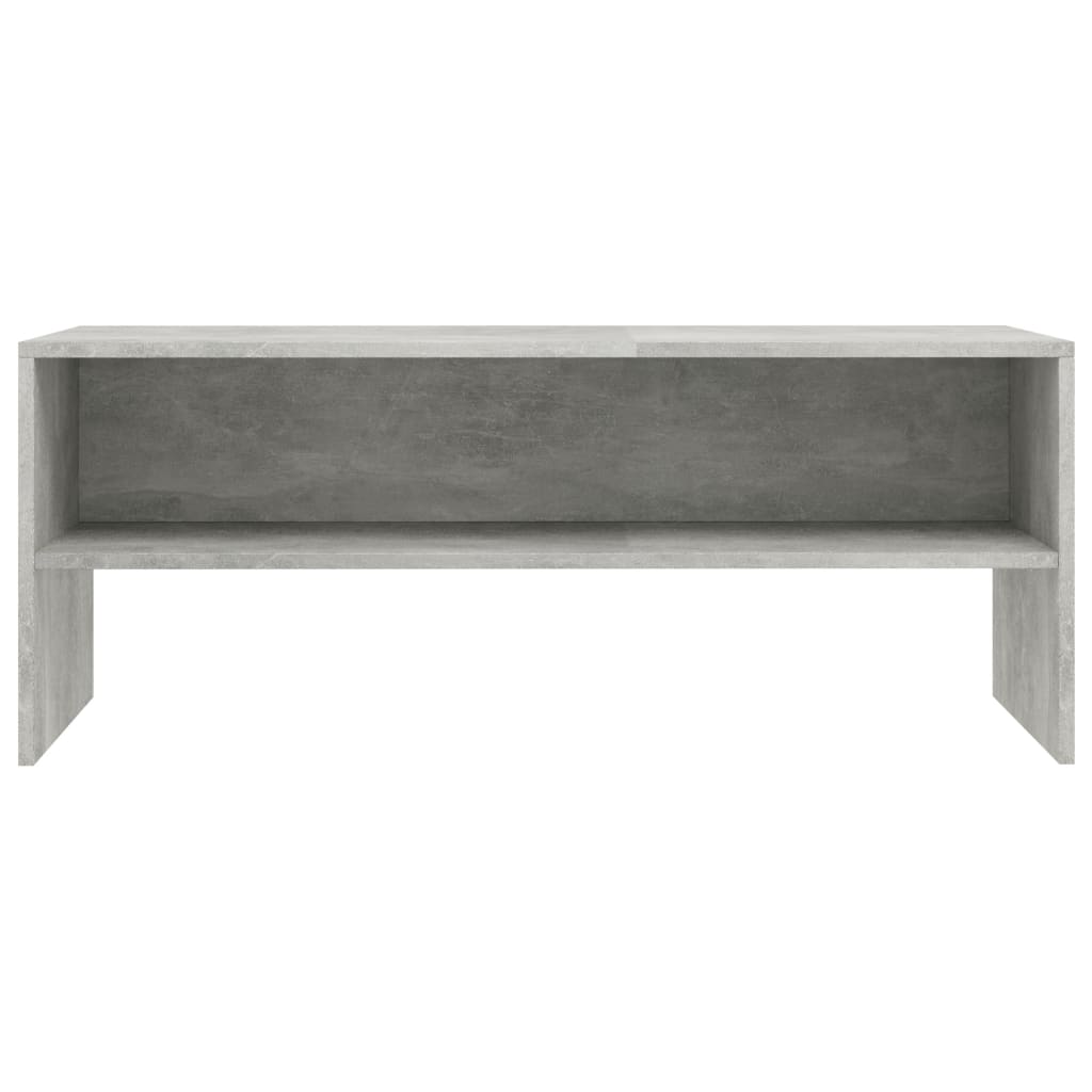 Mobile Porta Tv Grigio Cemento 100x40x40cm In Legno Multistrato - Image 5