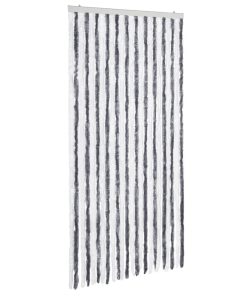 Zanzariera Grigio E Bianco 100x220 Cm Ciniglia