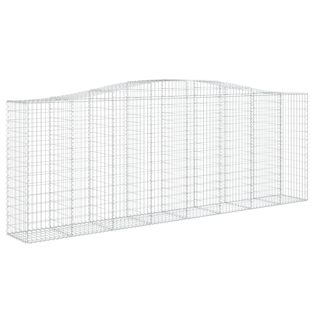 Cesti Gabbioni Ad Arco 3 Pz 400x50x140/160 Cm Ferro Zincato