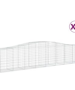 Cesti Gabbioni Ad Arco 6 Pz 400x50x80/100 Cm Ferro Zincato