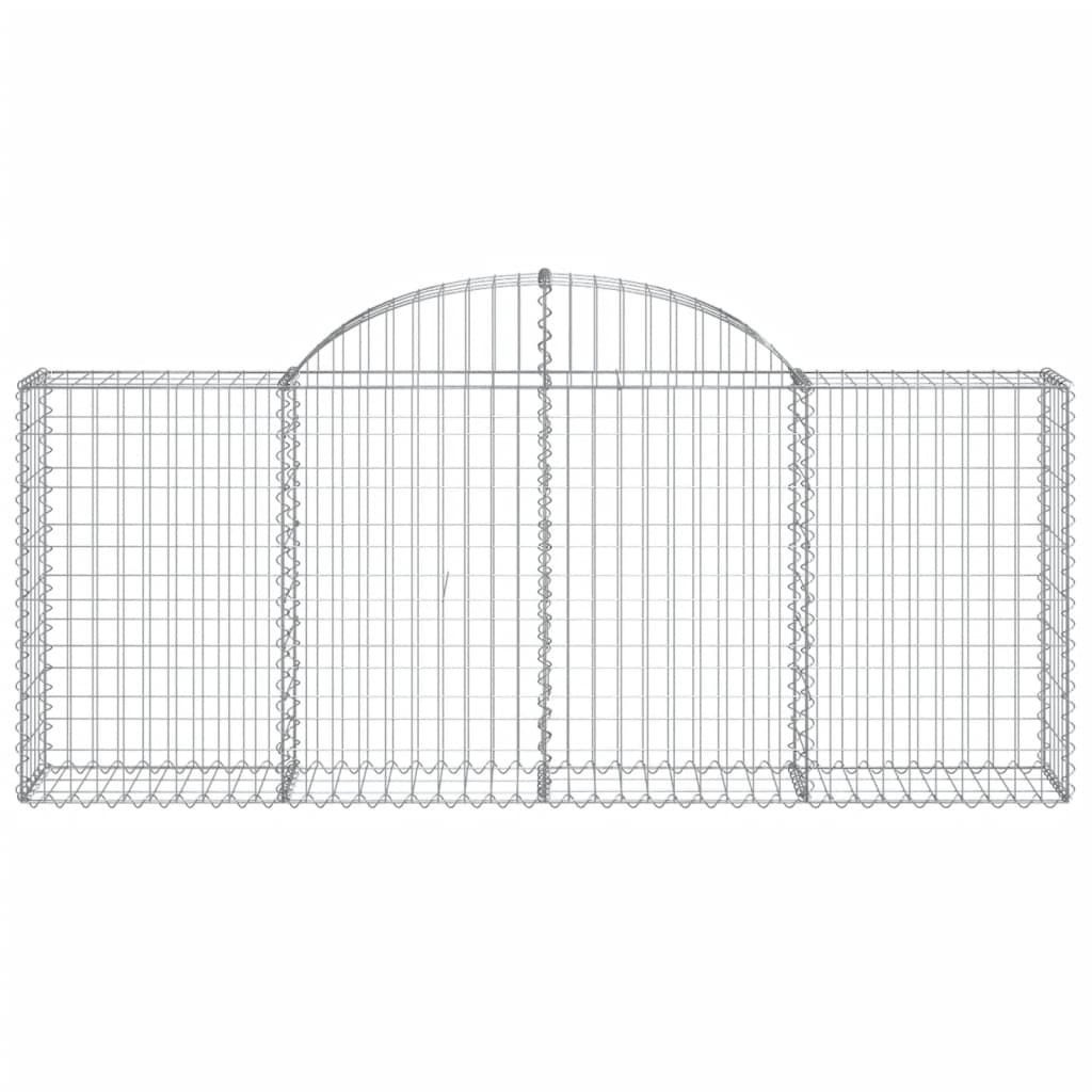 Cesti Gabbioni Ad Arco 5 Pz 200x30x80/100 Cm Ferro Zincato - Image 4