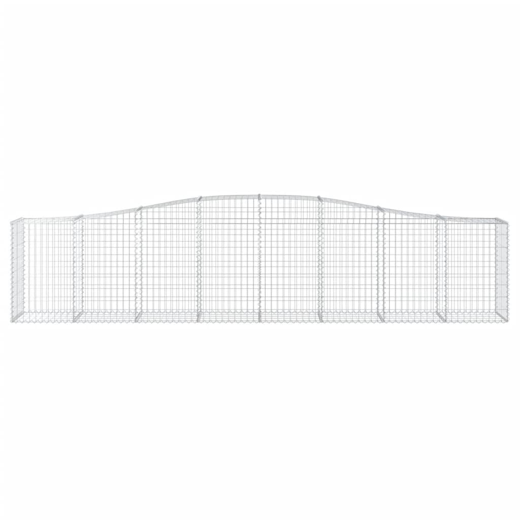Cesti Gabbioni Ad Arco 9 Pz 400x50x80/100 Cm Ferro Zincato