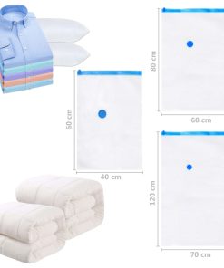 Sacchetti Da Viaggio Sottovuoto Per Vestiti 60x40 Cm 10 pz