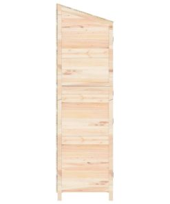 Capanno Da Giardino 55x52x174,5 Cm In Legno Massello Di Abete