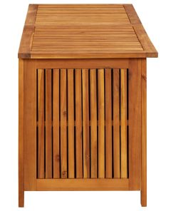 Contenitore Da Giardino 150x50x58cm In Legno Massello Di Acacia