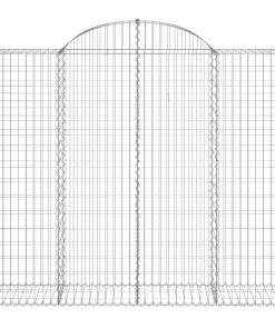 Cesti Gabbioni Ad Arco 3 Pz 200x50x160/180 Cm Ferro Zincato